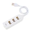 4 Port USB Hub with Cable Mini USB Splitter Hub Use Power Adapter High Speed Multiple Socket For PC Laptop Notebook Accessories